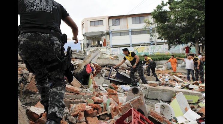 Terremoto Ecuador